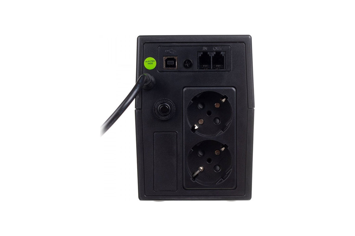 Sai Ups Line-Ineractive Led, 800va/480w, 1x12v/9ah, Avr, 2xschuko, Usb, Rj11