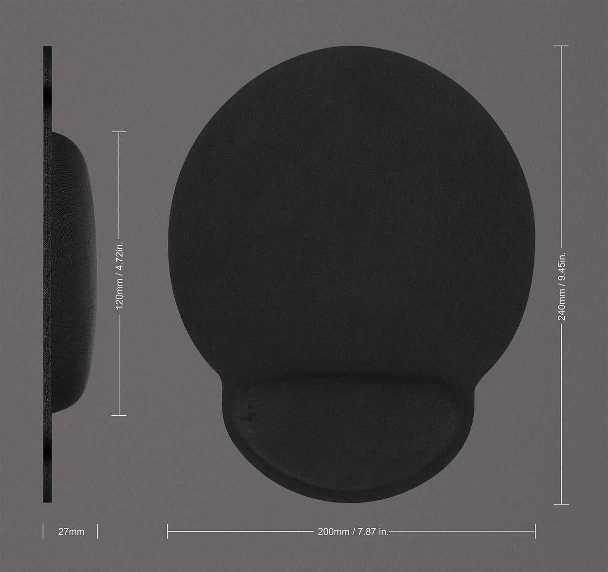 Manhattan Alfombrilla Mouse Pad Con Descansa Muñecas