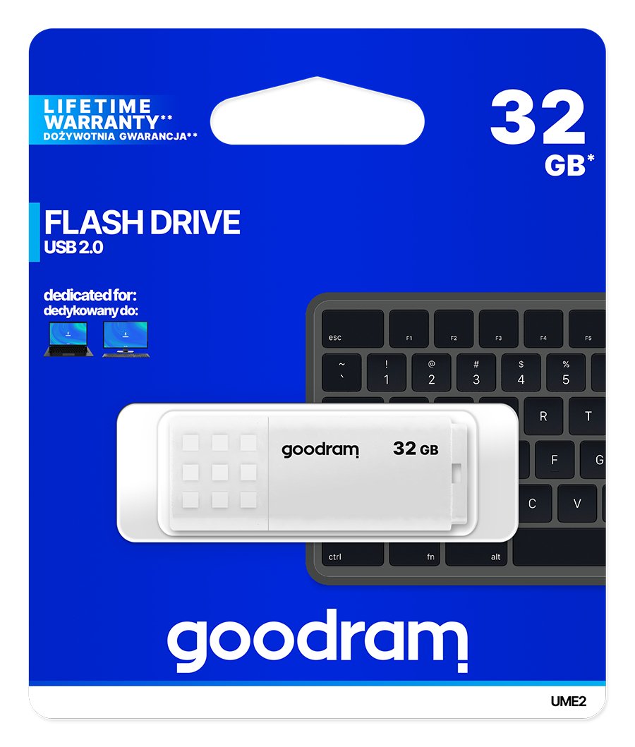 Pendrive Goodram 32gb Usb 2.0 Blanco