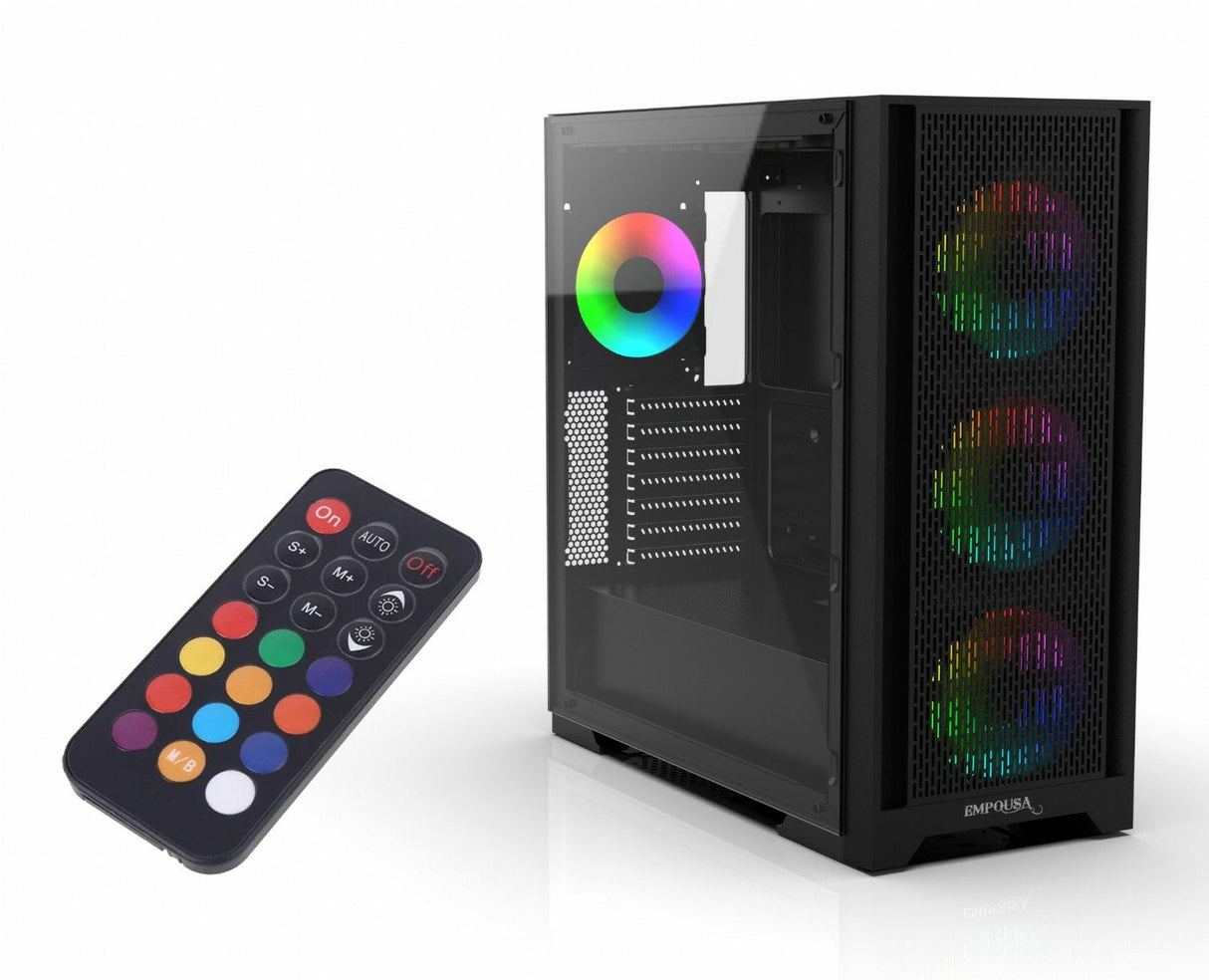 Caja Pc Inca Emg-17xb Midi Tower Negro