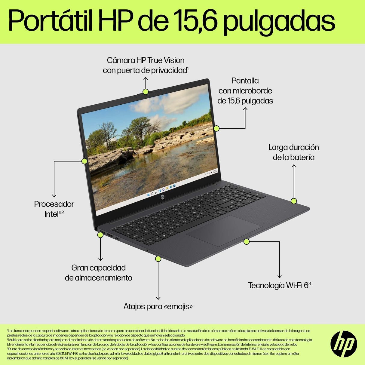 EAN 198990176154 - HP 15-fd1013ns Intel Core Ultra 7 155H Portátil 39,6 cm (15.6") Full HD 32 GB DDR5-SDRAM 1 TB SSD Wi-Fi 6 imagen 8