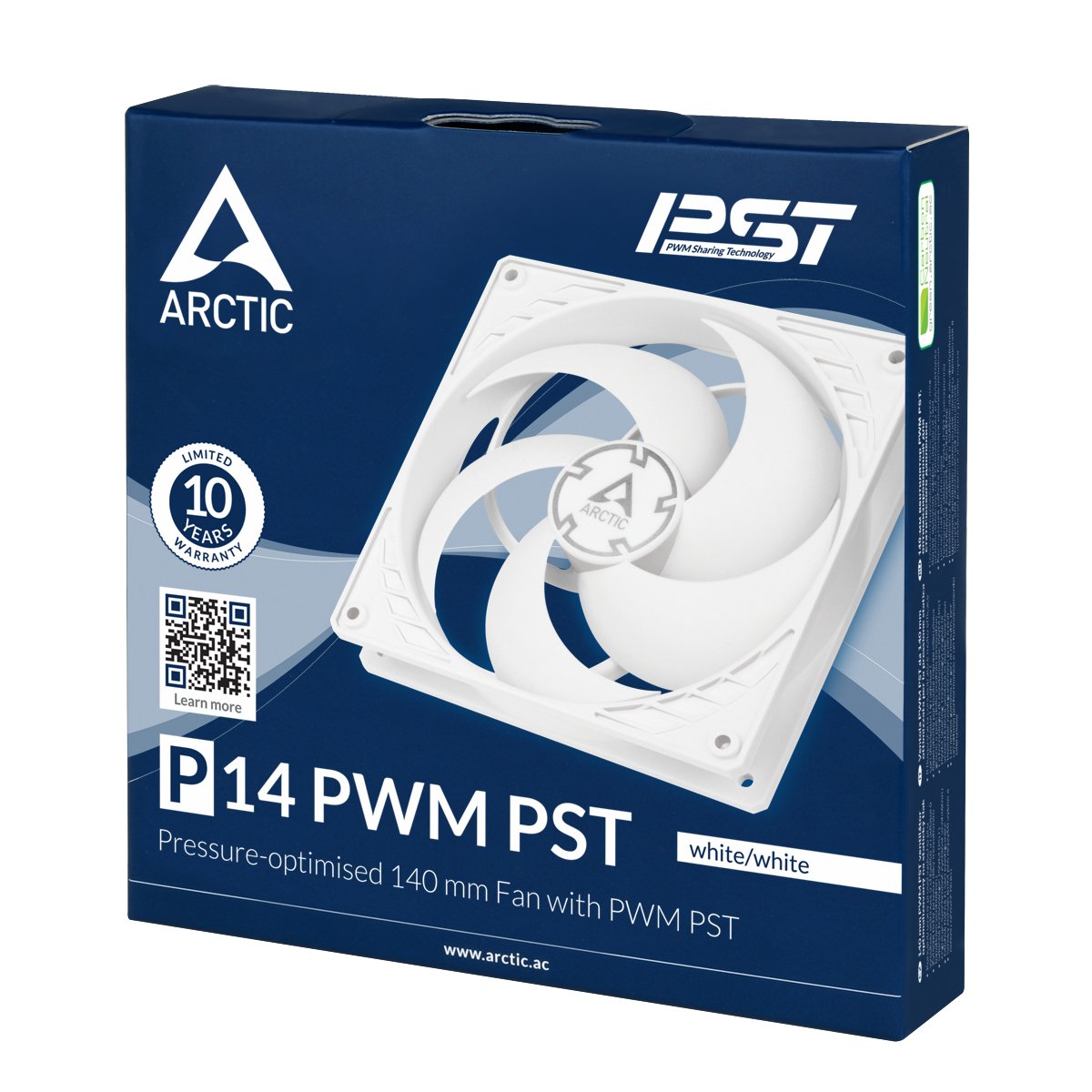 EAN 4895213703116 - ARCTIC P14 PWM PST Carcasa del ordenador Ventilador 14 cm Blanco imagen 4