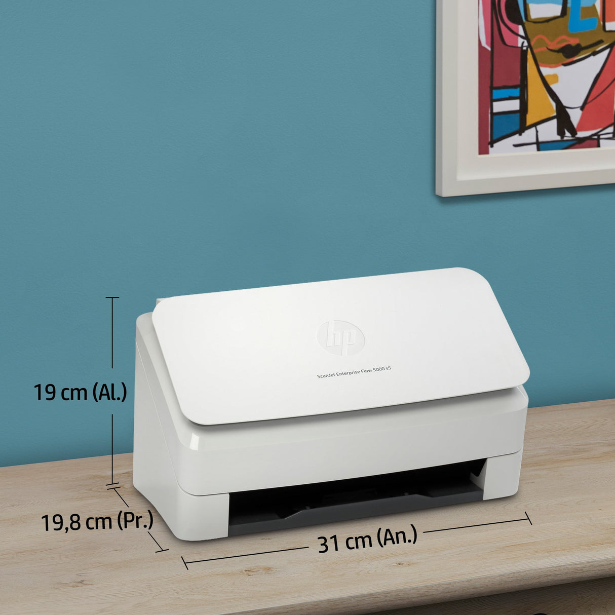EAN 0193905029969 - HP ScanJet Enterprise Flow 5000 s5 Escáner alimentado con hojas 600 x 600 DPI A4 Blanco imagen 5