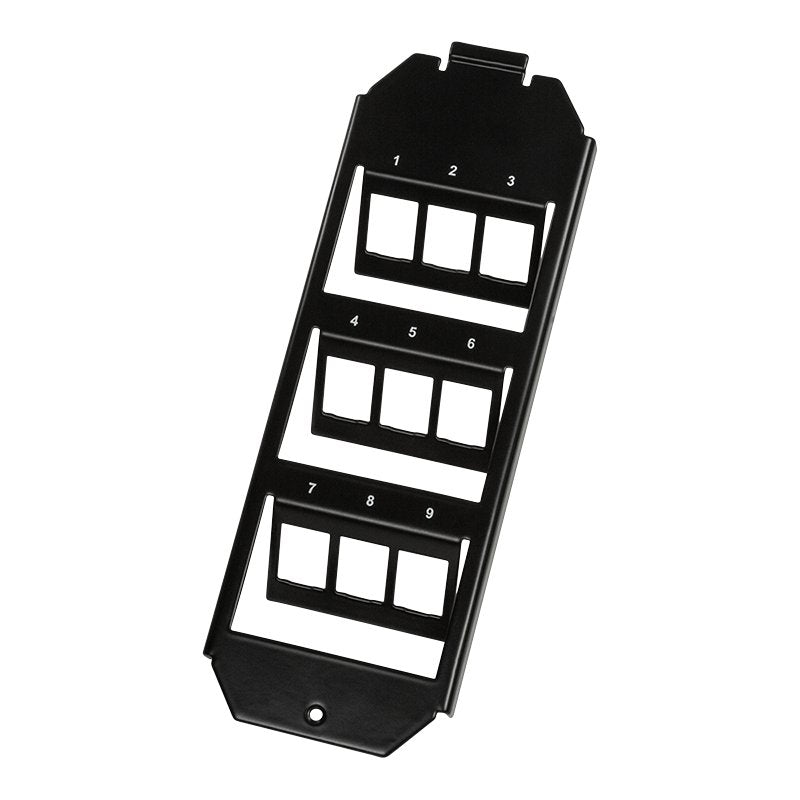 EAN 4052792061482 - LogiLink NK4061 placa de pared y cubierta de interruptor Negro imagen 1