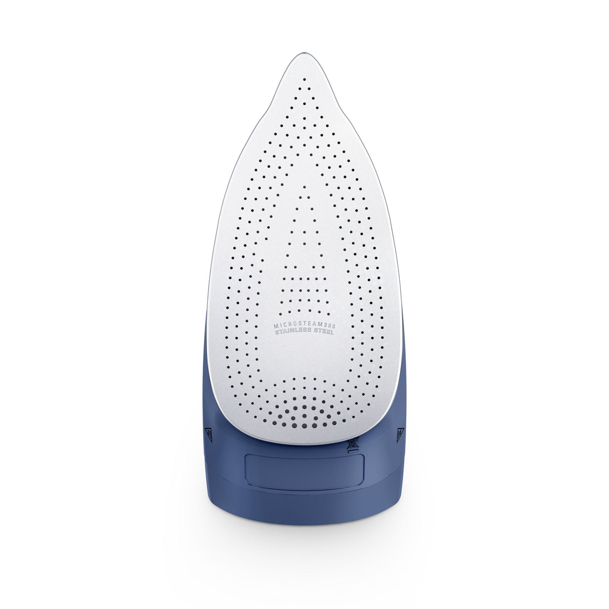 Plancha De Vapor Rowenta Dx1636d1 Suela De Microsteam 300 2400w Golpe De Vapor 120gr/Min Antigoteo Color Azul