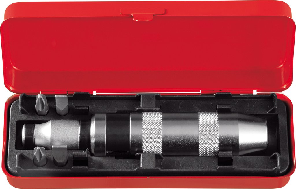 Gedore Set Sacatornillos Rojo 1/2" + Puntas, Llave De Impacto R38004006