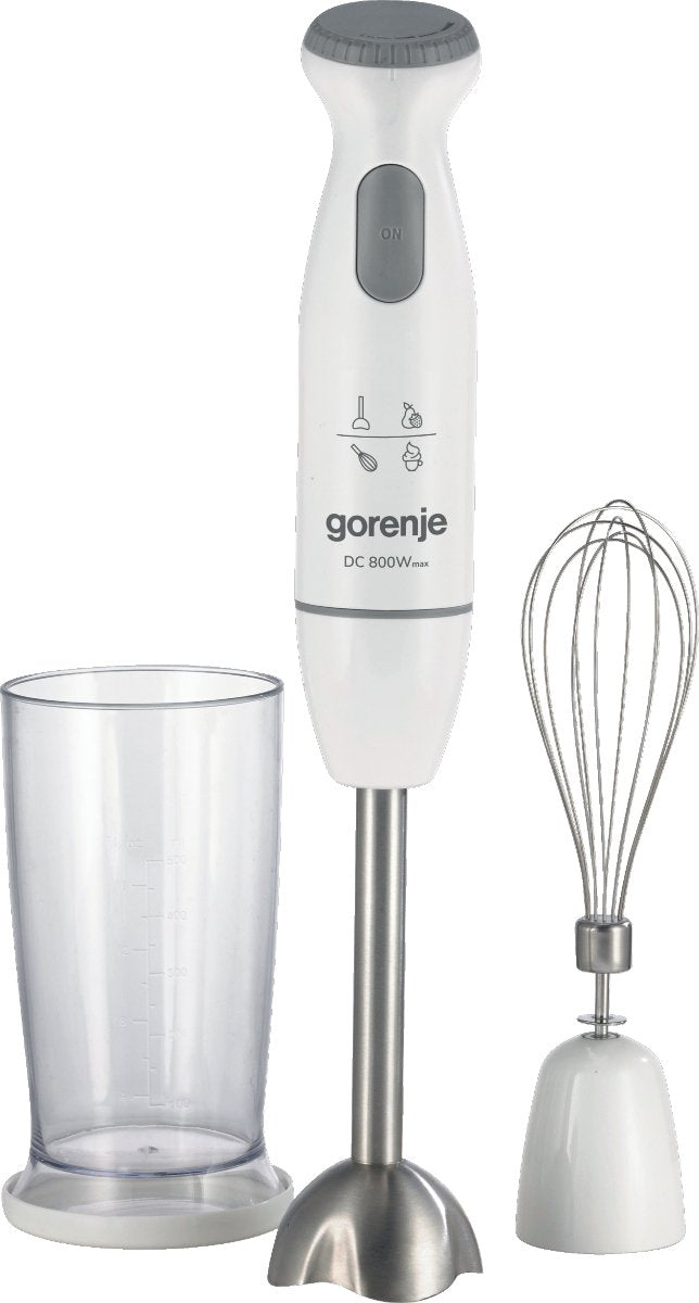 Gorenje Hbc802qw - Batidora De Inmersión, 800 W, Punta De Acero Inoxidable, 4 Cuchillas