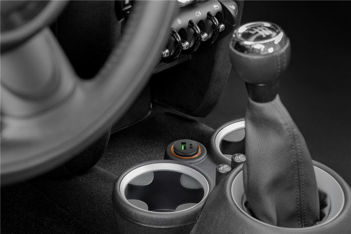 Goobay Cargador Rápido Usb Doble Para Automóvil Usb-C Pd (Entrega De Energía) 59521