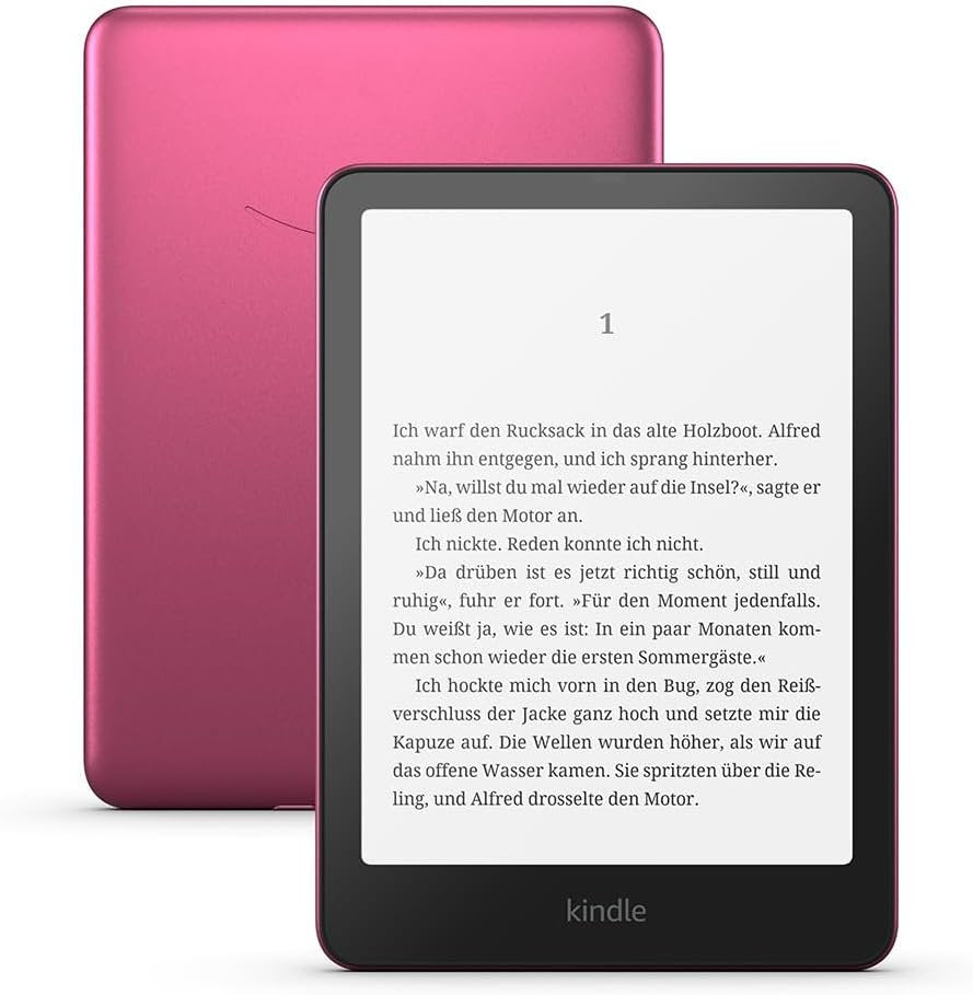 Amazon Kindle Paperwhite Signature Edition Lectore De E-Book Pantalla Táctil 32 Gb Wifi Negro, Rosa