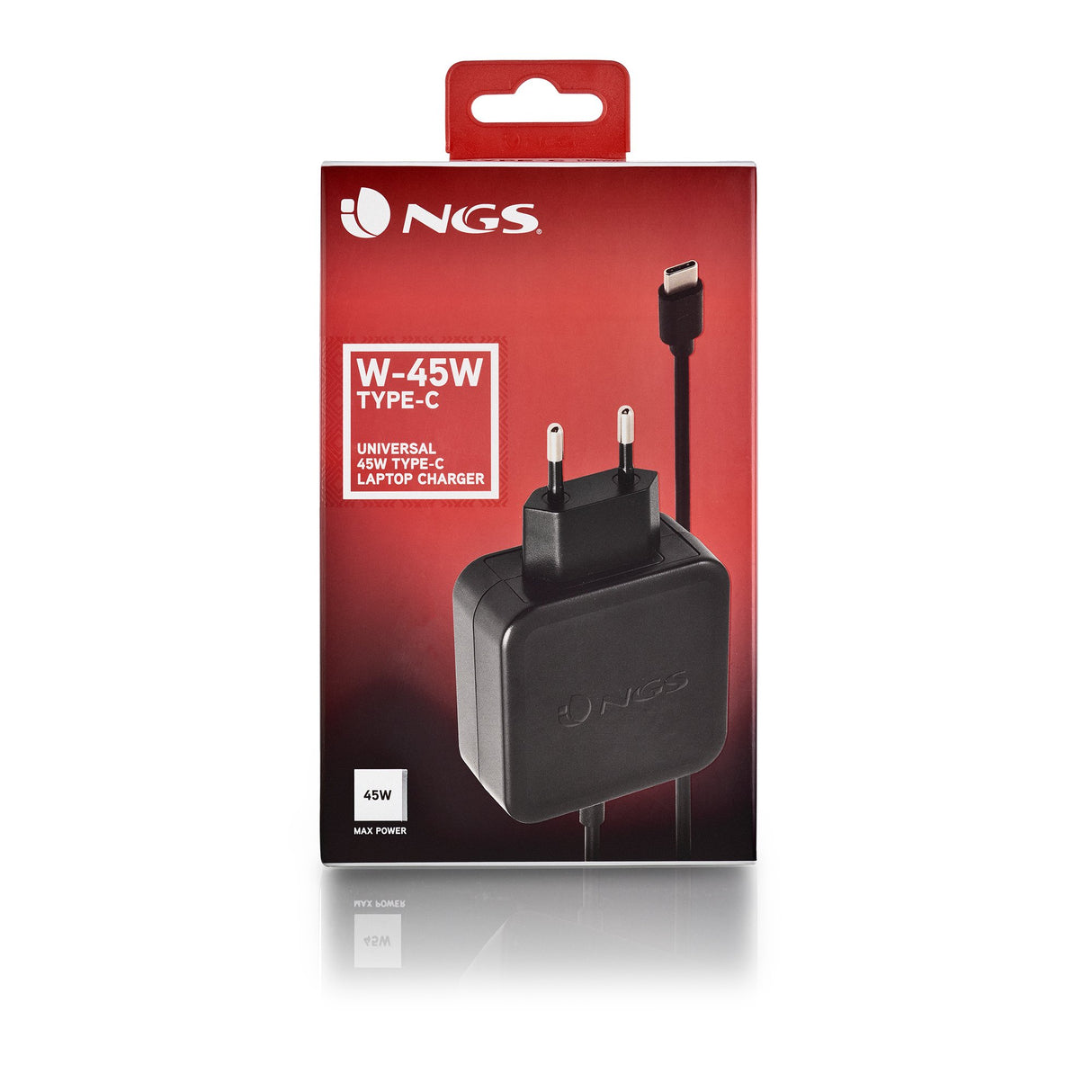 EAN 8435430620085 - NGS W-45W TYPEC Portátil, Smartphone, Tableta Negro Corriente alterna Interior imagen 5