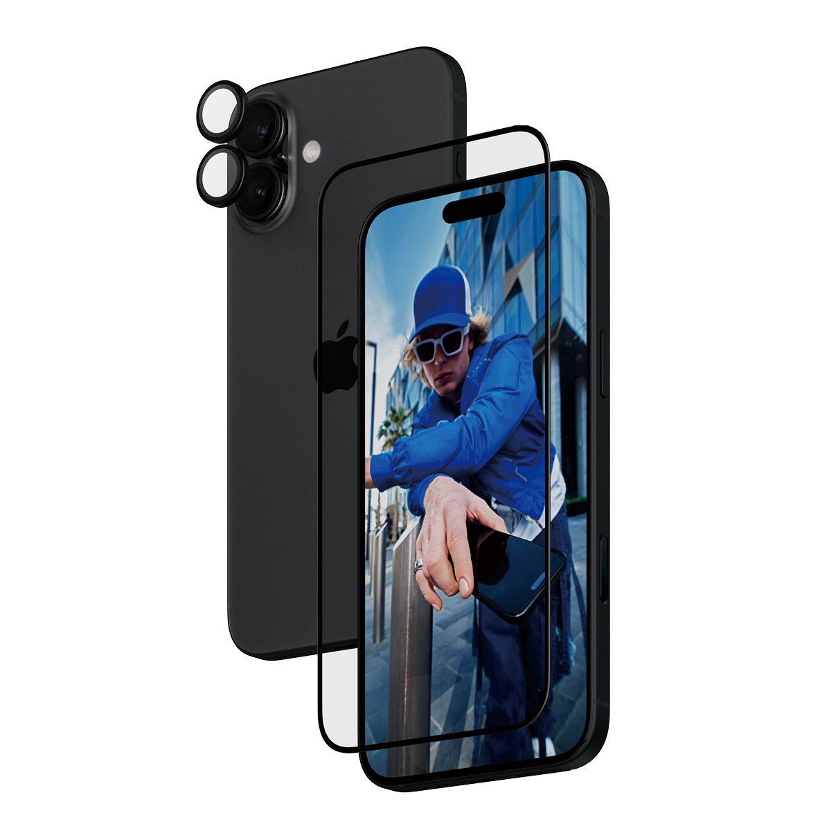 EAN 5715685005787 - PanzerGlass ® 2-in-1 Bundle iPhone 16 Plus Protector de pantalla Apple 1 pieza(s) imagen 1