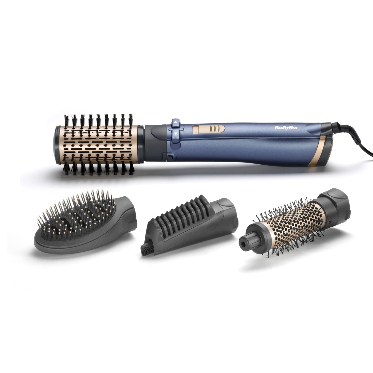 EAN 3030050185812 - BaByliss AS965E Utensilio de peinado Cepillo de aire caliente Caliente Oro, Verde azulado 1000 W 2,5 m imagen 13
