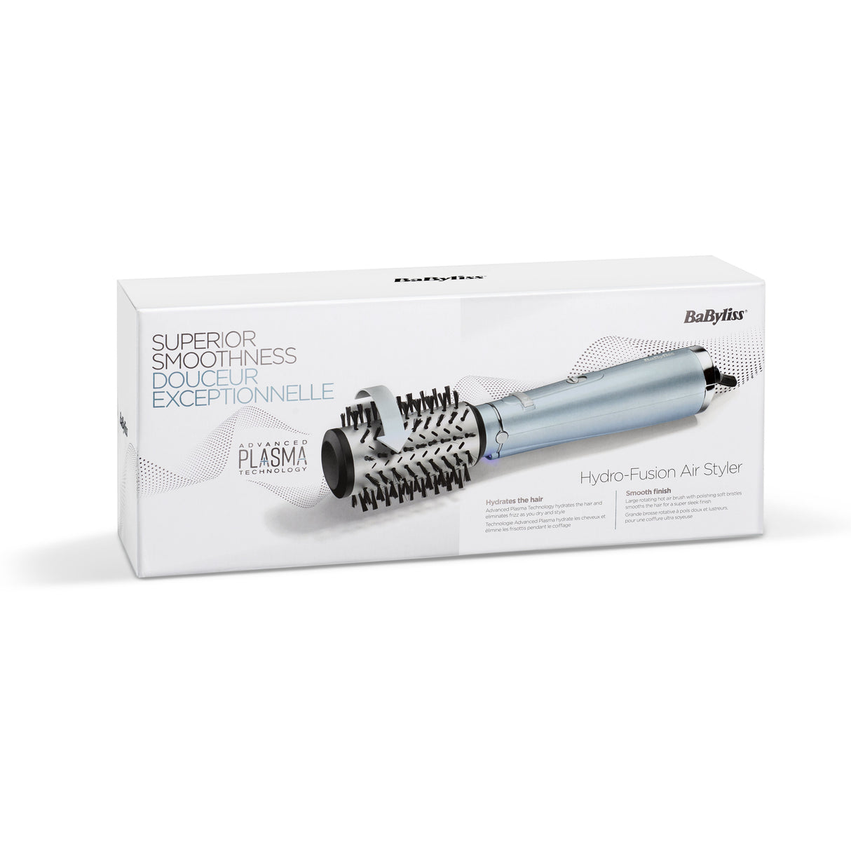 EAN 3030050165340 - BaByliss Hydro-Fusion Hydro Fusion Air Styler Cepillo de aire caliente Caliente Color aguamarina, Negro, imagen 7