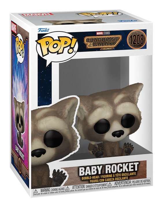 Funko Pop Marvel Guardianes De La Galaxia Vol 3 Baby Rocket 67516