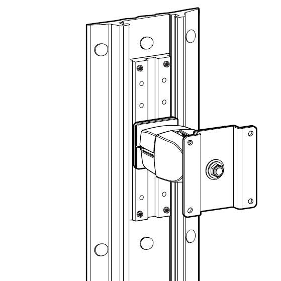 Kit De Montaje Ergotron Para Carril De Aluminio, Montaje/Montaje De Aluminio 97-091