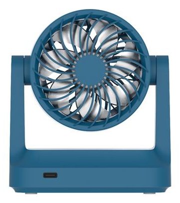 Muitomas Desk Mini Portable Fan With Usb-C Charge Blue Deskfanbl