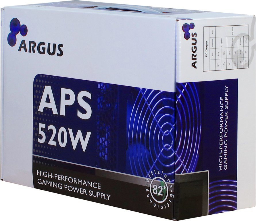 EAN 4260133126015 - Inter-Tech Argus APS unidad de fuente de alimentación 520 W 20+4 pin ATX ATX Negro imagen 5