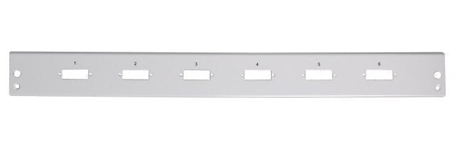 Efb Panel Frontal 24 X Sc Duplex Lc Quad Vertical, Gris