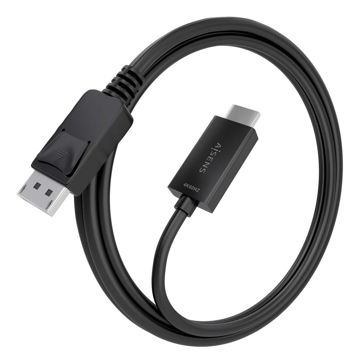 Aisens Cable Conversor Displayport A Hdmi 4k@60hz, Dp/M-Hdmi/M, Negro, 2.0m