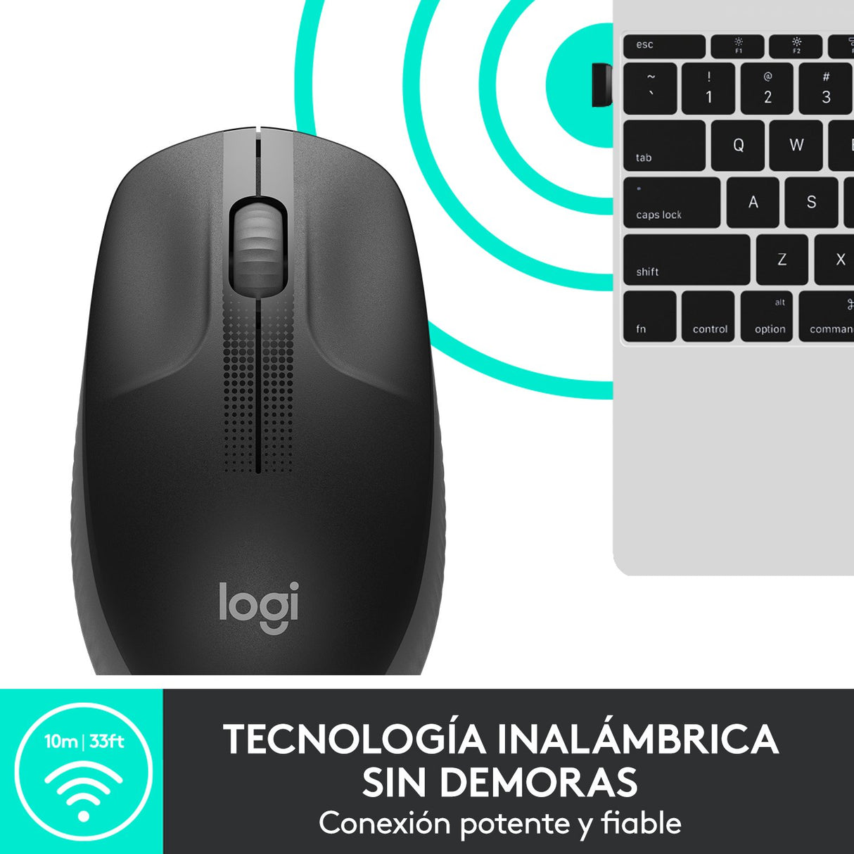 EAN 5099206091825 - Logitech 910-005905 ratón Oficina Ambidextro RF inalámbrico Óptico 1000 DPI imagen 10