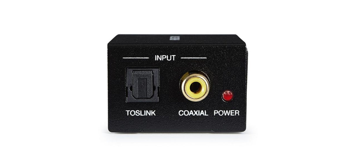 Convertidor De Audio Fonestar Fo-37da Entrada Toslink Y Rca Salida 2x Rca