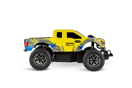 Carrera Ford F-150 Raptor Modelo Controlado Por Radio Camioneta Motor Eléctrico 1:18