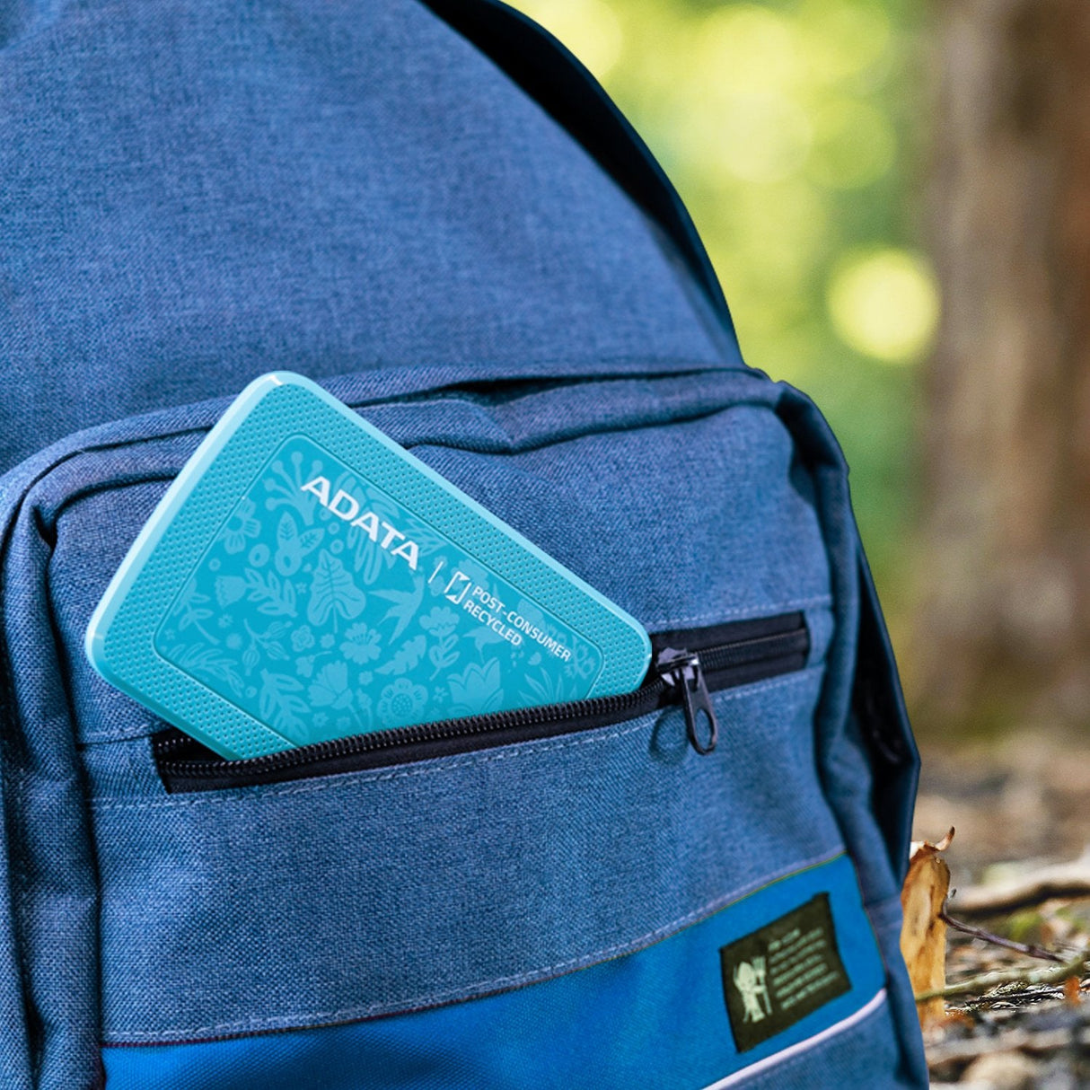 Adata 1tb Hc300 Eco Eco-Friendly External Hard Drive 2.5 Usb 3.2 Ultra-Slim Aes 256-Bit Encryption