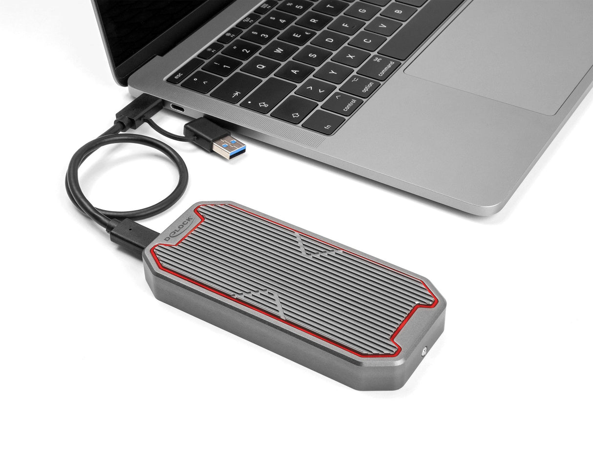 EAN 4043619420155 - DeLOCK 42015 caja para disco duro externo Caja externa para unidad de estado sólido (SSD) Gris imagen 5