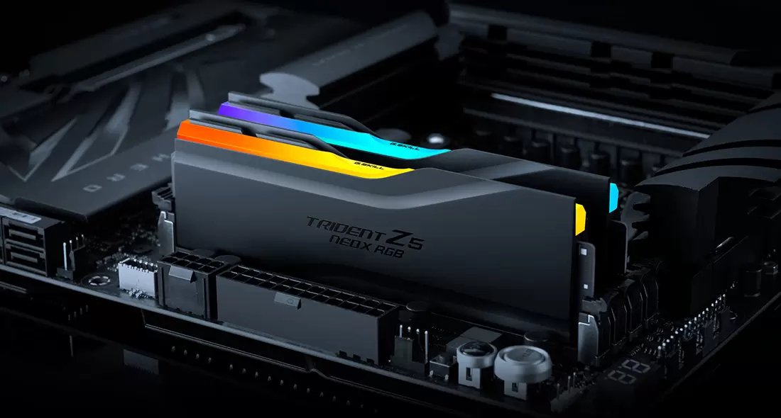 G.Skill Dimm 32 Gb Ddr5-6000 (2x 16 Gb) Dual-Kit (Negro, F5-6000a3636f16gx2-Tz5nxrk, Trident Z5 Neo X Rgb) F5-6000a3636f16gx2-Tz5nxrk