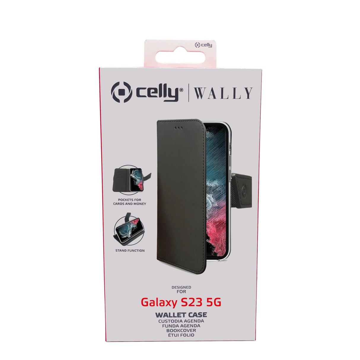 EAN 8021735200499 - Celly Wally funda para teléfono móvil 15,5 cm (6.1") Libro Negro imagen 5