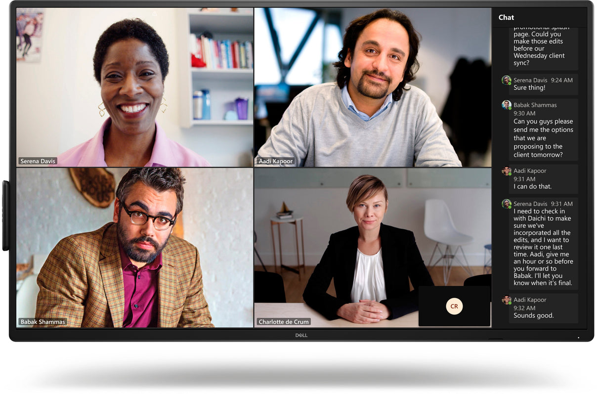 Dell P5525qc Pantalla Plana Para Señalización Digital 138,8 Cm (54.6") Lcd 400 Cd / M² 4k Ultra Hd Negro