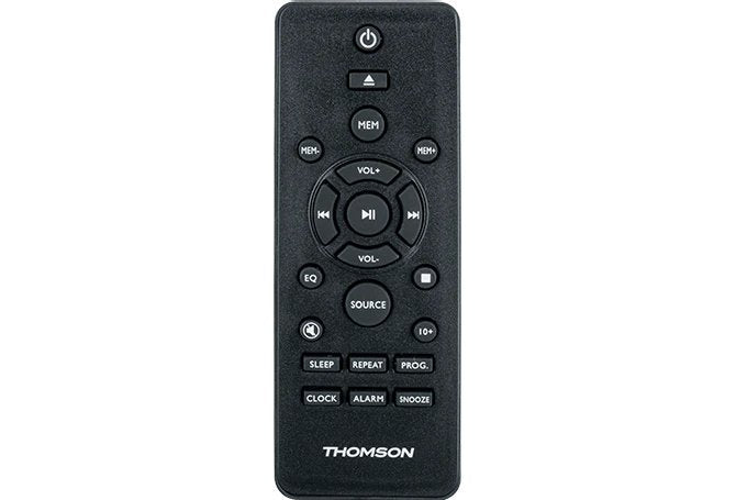 Thomson Micro Sound System Bt Radio Fm/Cd/Mp3/Usb Black Wood Finish Mic123bt