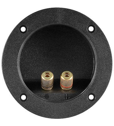 Terminal De Altavoz - 105 Mm De Diametro 2 Conectores , Redondo