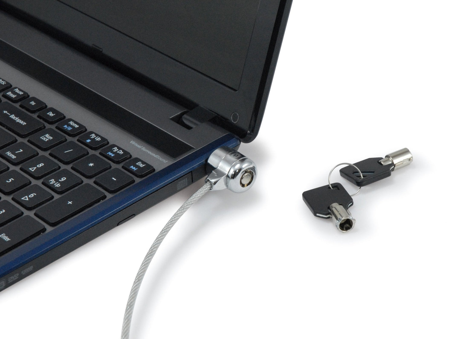 Conceptronic Nbt Cerradura Con Doble Llave Para Notebook Laptop 1,5m