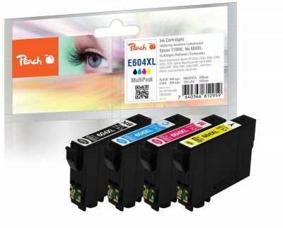 EAN 7640366812959 - Peach PI200-988 cartucho de tinta 3 pieza(s) Original Alto rendimiento (XL) Negro, Cian, Magenta, Amarill imagen 1