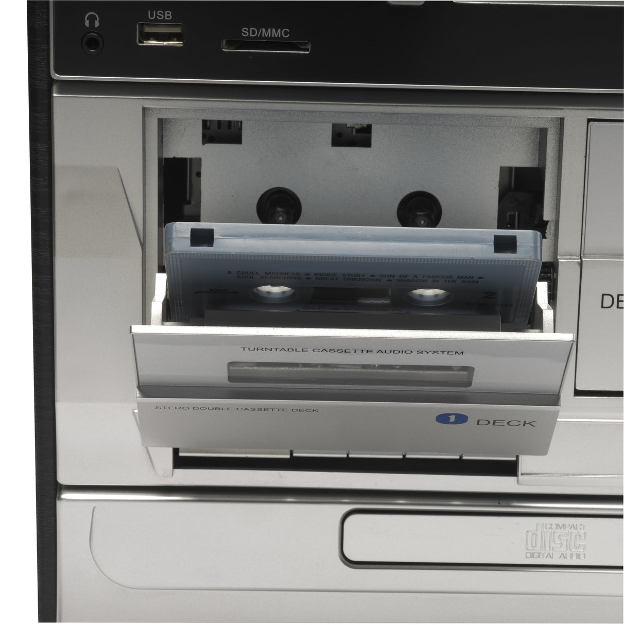 Reproductor Denver Mrd-166 De Cd Portátil Negro, Gris