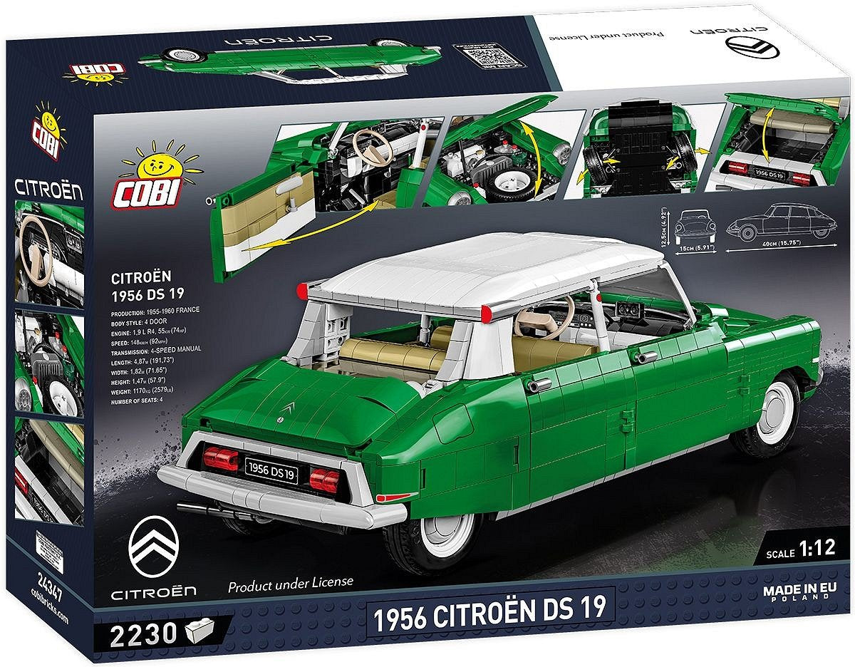 Cobi Citroen Ds 19 1956, Juguete De Construcción Cobi-24347