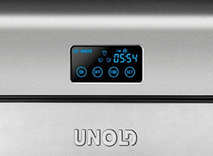 EAN 4011689489556 - Unold 48955 máquina de cubo de hielo Máquina para hacer cubitos de hielo portátil 150 W Negro, Acero inox imagen 3