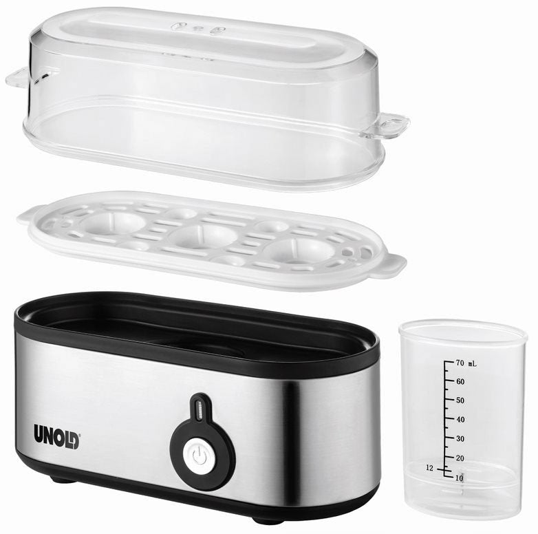 Cuecehuevos Unold 38610, 3 Huevos 210 W Acero Inoxidable