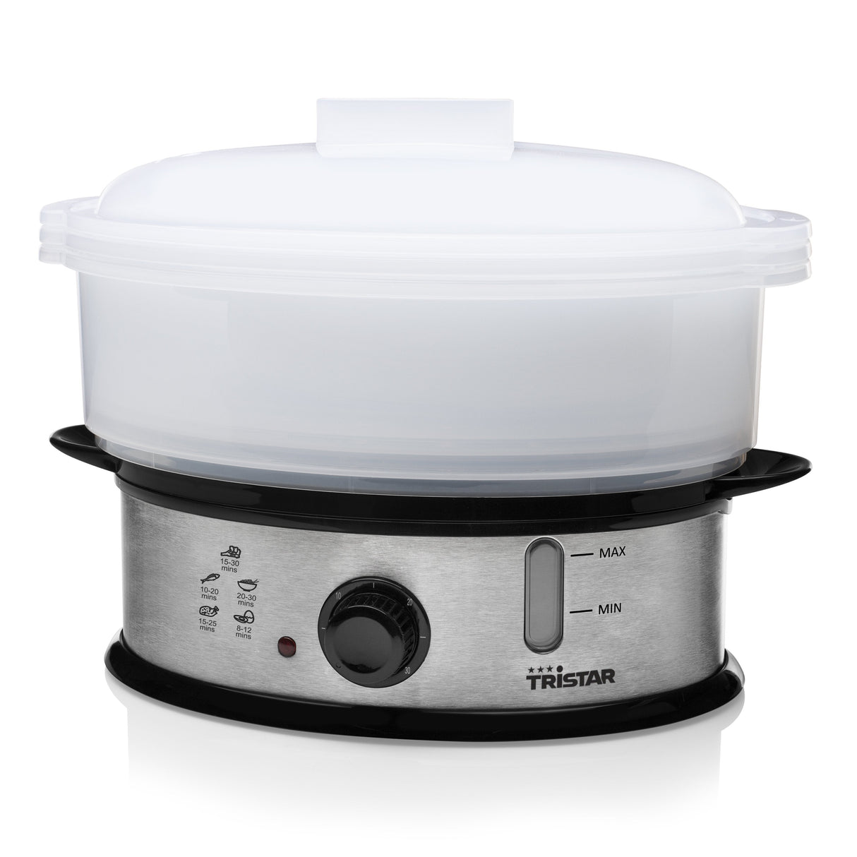 Deshidratador Tristar Comida Steamer Vs-3914 Plata, 1200w, Capacidad 11l