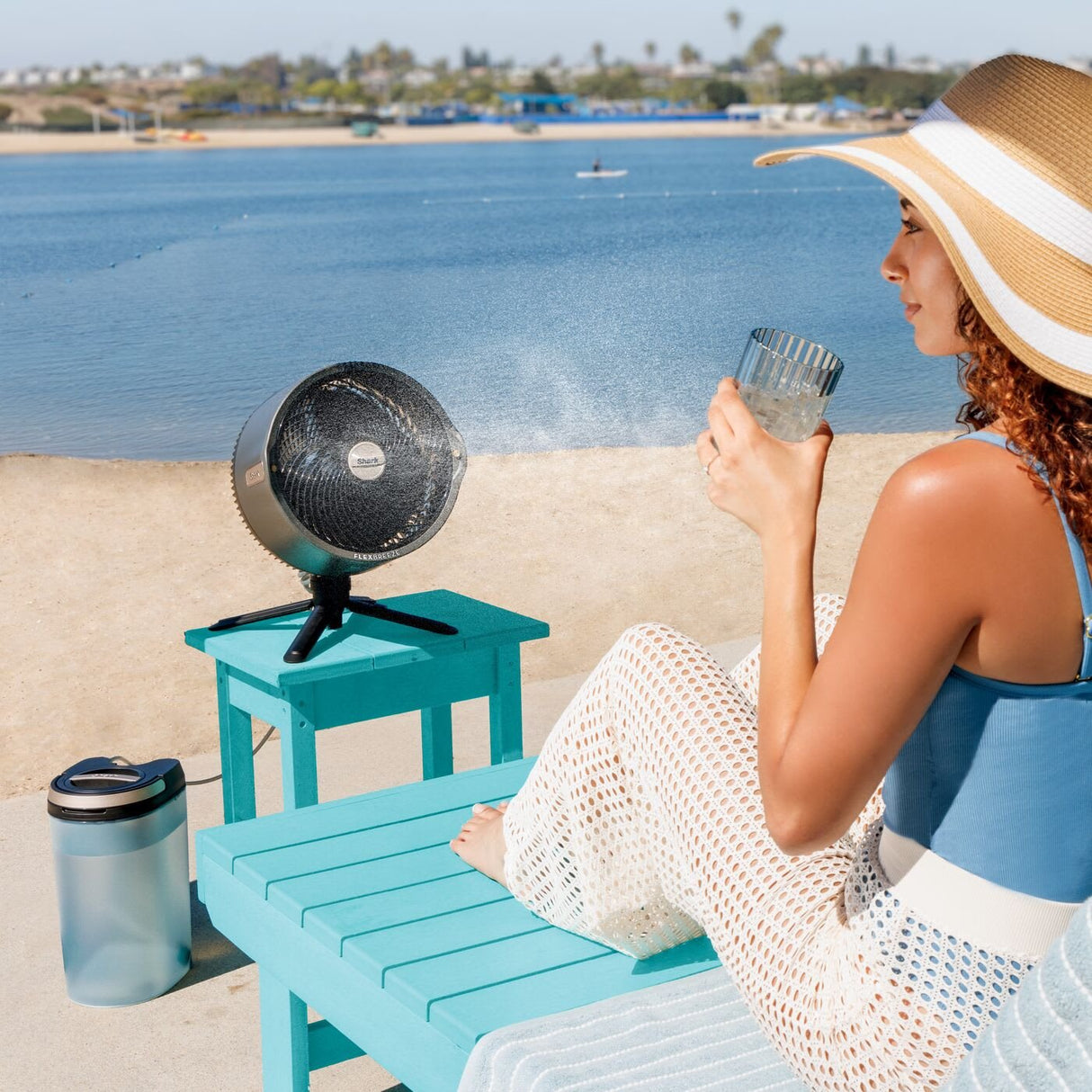 Shark Fa300eu Flexbreeze Mistpro Standventilator