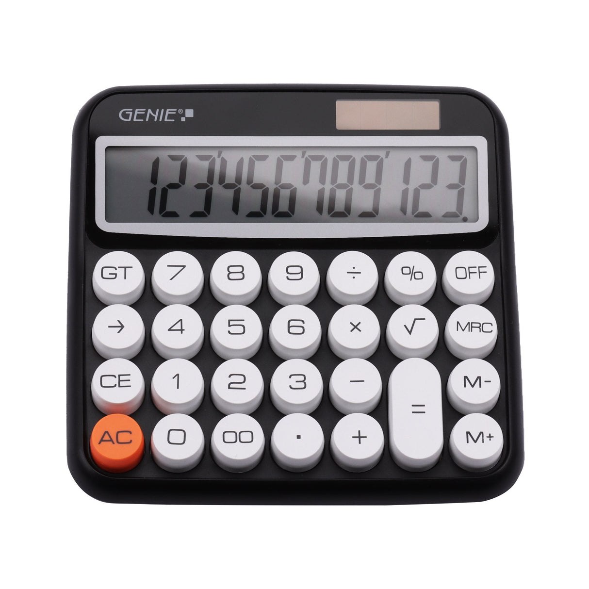 Calculadora Genie 612 Bk Básica Negro