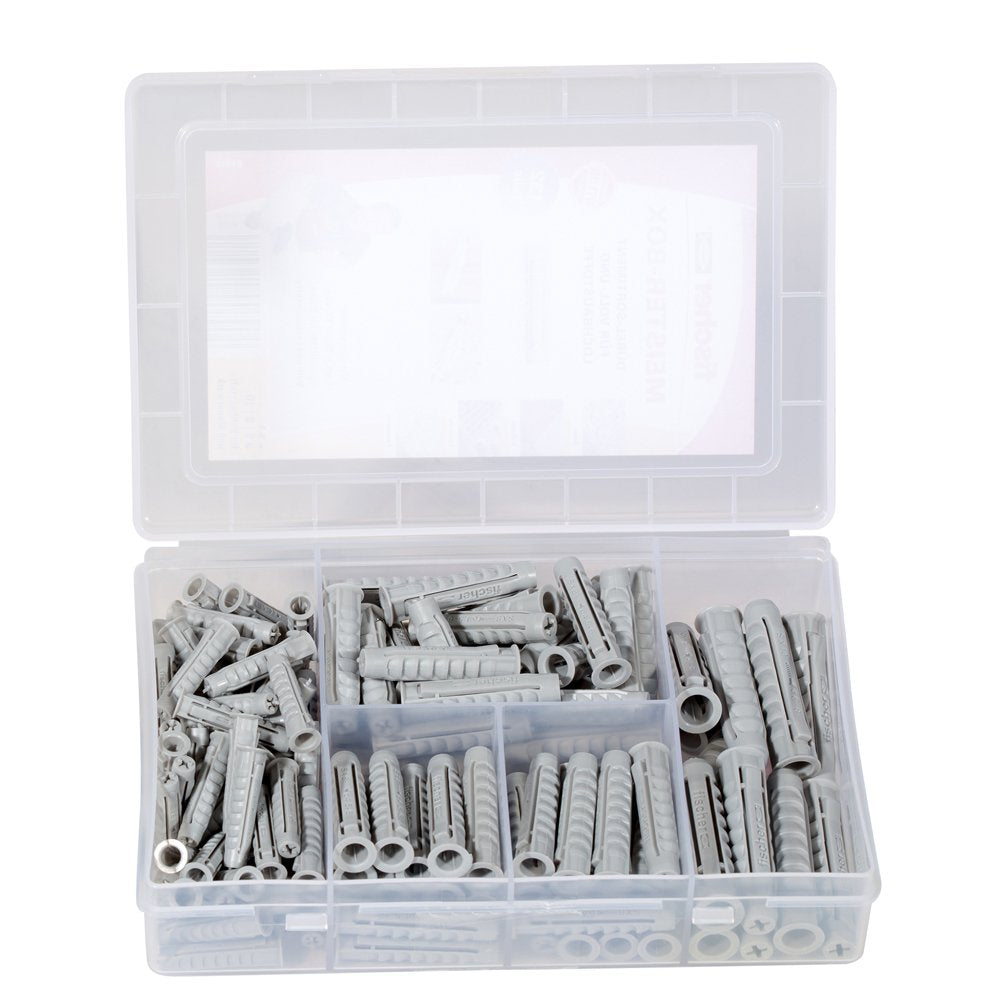 Taco Fischer Meister-Box Con Sx (Gris Claro, 132 Piezas)