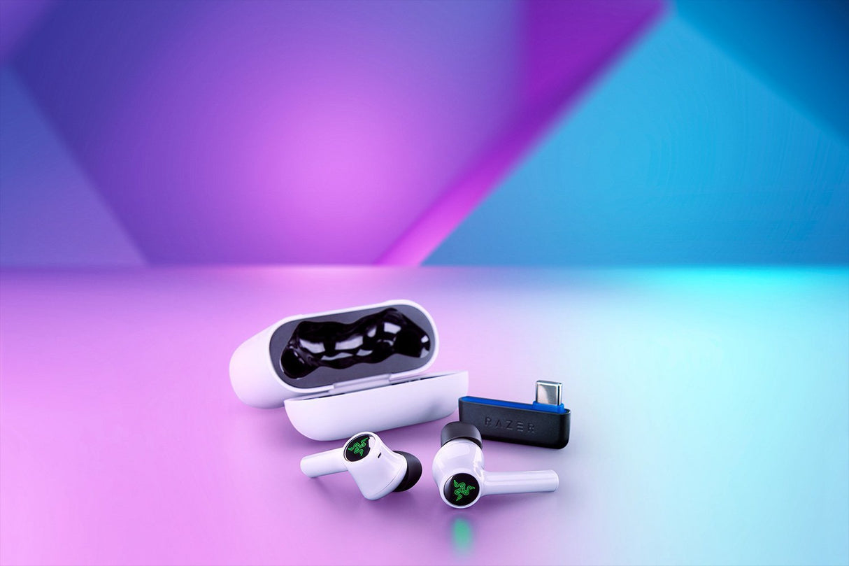 Razer Hammerhead Hyperspeed Auriculares Inalámbrico Bluetooth Blanco