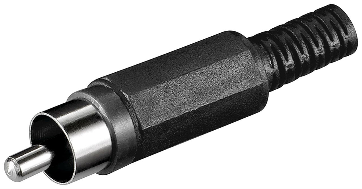 Goobay 11277 Conector Rca Negro