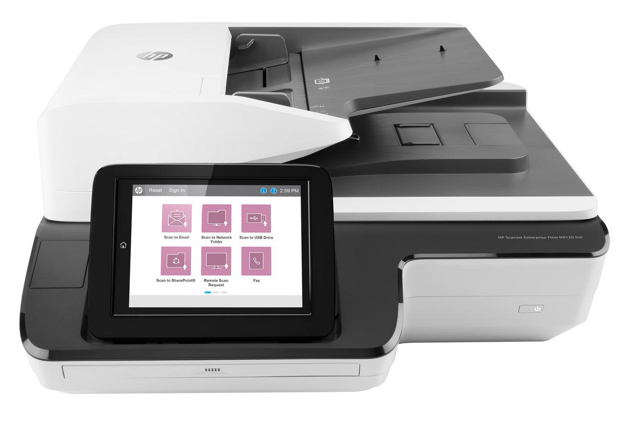 EAN 0190781818670 - HP ScanJet Enterprise Flow N9120 fn2 Escáner de cama plana 600 x 600 DPI A3 Negro, Blanco imagen 1
