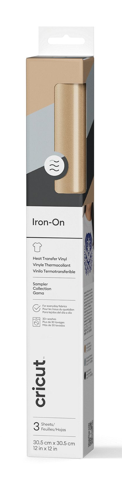 Cricut 2011441 Vinilo De Transferencia Térmica Lámina De Vinilo De Transferencia Térmica Vinilo De Termotransferencia Liso 3 Hojas