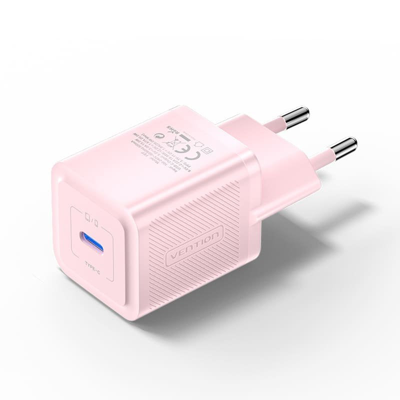EAN 6922794782112 - Vention FEPL0-EU cargador de dispositivo móvil Universal Rosa Corriente alterna Carga rápida Interior imagen 1