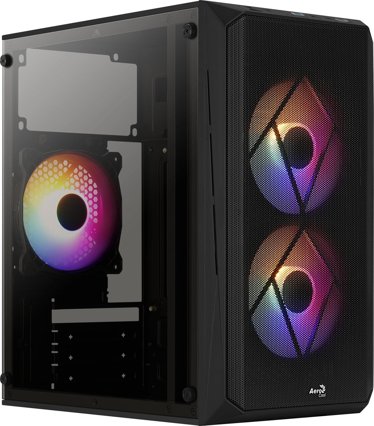 EAN 4710562759389 - Aerocool CS107V2 carcasa de ordenador Mini Tower Negro imagen 1