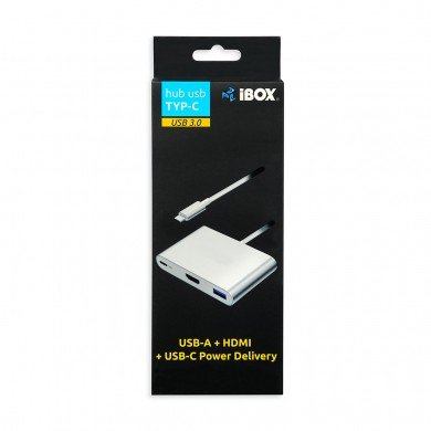 EAN 5901443052760 - iBox IUH3CFT1 base para portátil y replicador de puertos USB 3.2 Gen 1 (3.1 Gen 1) Type-C Plata imagen 4